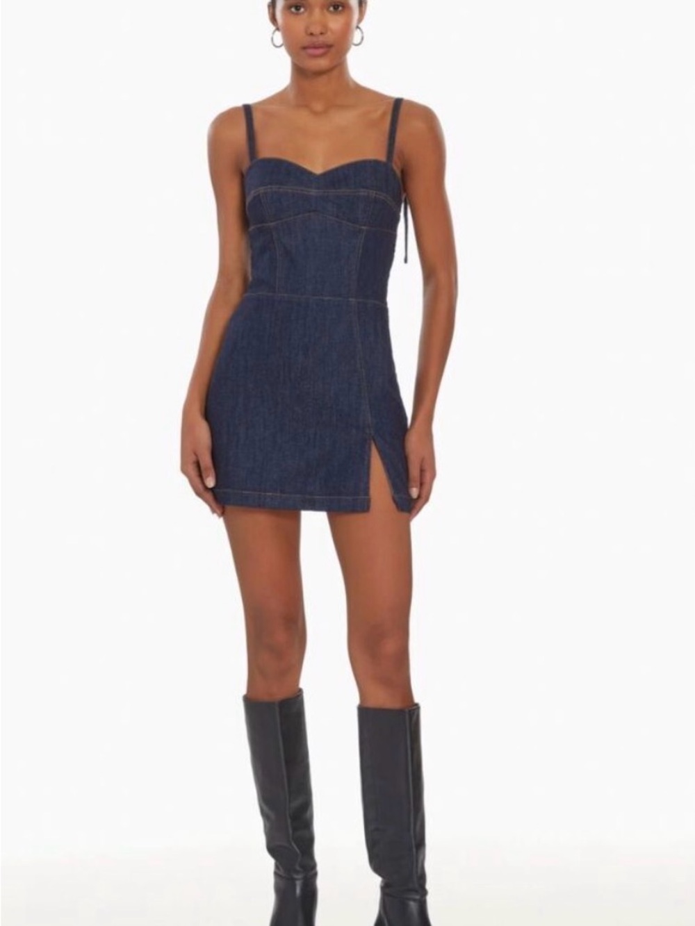 Amanda Uprichard Denim Romper